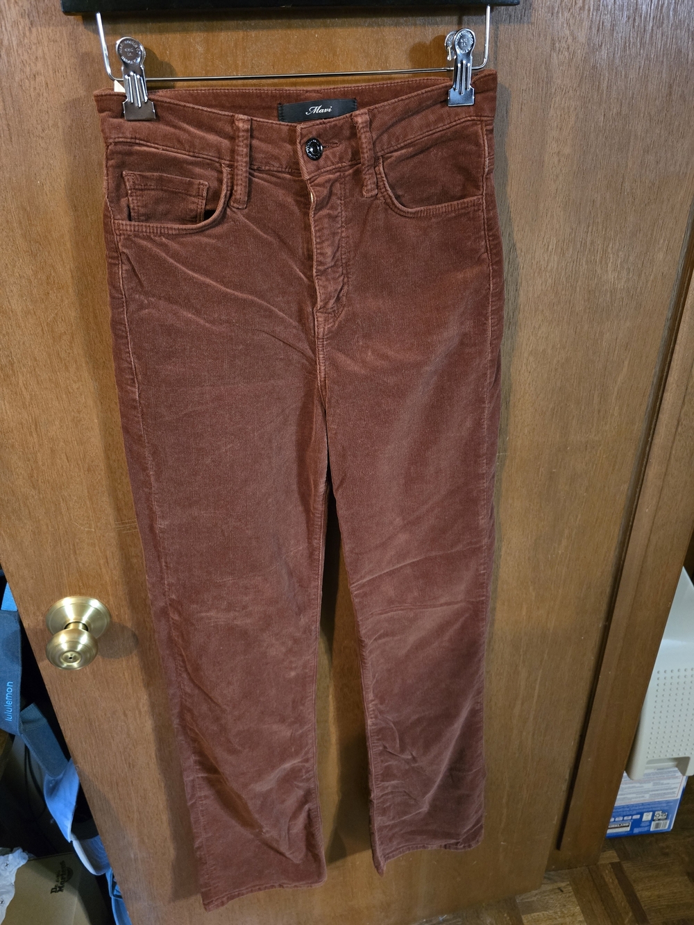 Mavi Corduroy Pants in Rust
